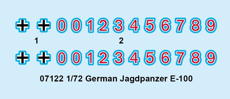 Trumpeter 07122 German Jagdpanzer E-100 1/72 – immagine 2