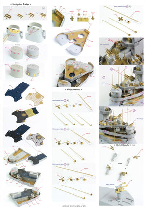 Pontos 22004F1 USS BB-61 Iowa 1944 Detail Up Set (Without wooden deck) 1/200 – image 30