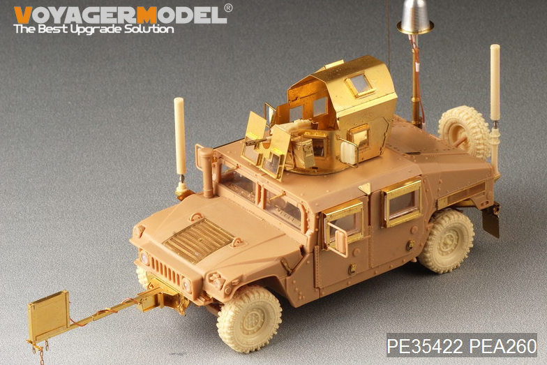 Voyager Model PEA260 Modern US HUMVEE ECM Antenna set TYPE2 (telescopic pole) (GP) 1/35 – Bild 2