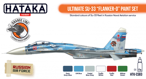 Hataka HTK-CS83 Ultimate Su-33 Flanker-D paint set 6x17ml – Bild 2
