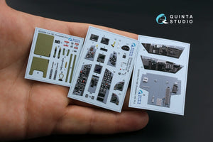 Quinta Studio QD32080 F/A-18E 3D-Printed &amp;amp; colored Interior on decal paper (for Trumpeter kit) 1/32 – Bild 2