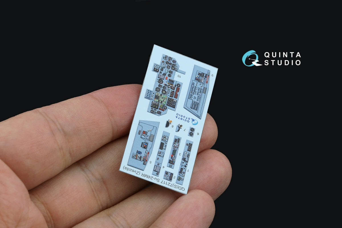 Quinta Studio QDS-72117 Su-24MR 3D-Printed colored Interior on decal paper (Zvezda) (small version) 1/72 – image 3