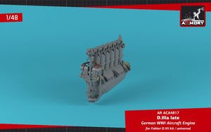 Armory Models ACA4817 German WWI Aircraft Engine mod. D.IIIa 1/48 – Bild 4