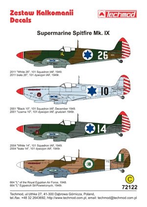 Techmod 72122 - Supermarine Spitfire Mk.IX 1/72 – image 2