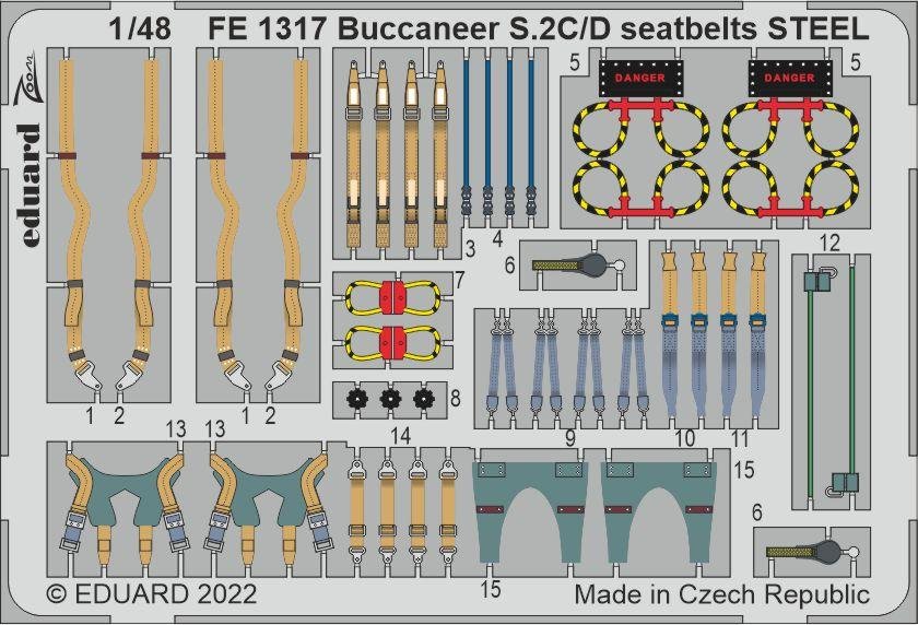 Eduard BIG49358 Buccaneer S.2C/ D AIRFIX 1/48 – obrázek 6