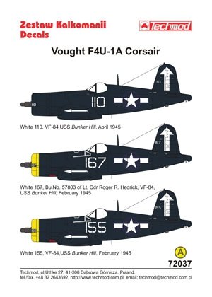 Techmod 72037 - Vought F4U-1D Corsair 1/72 – image 2