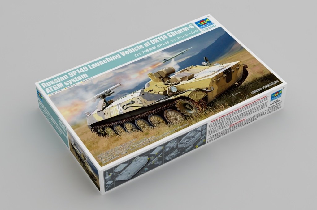 Trumpeter 09605 Russian 9P149 Launching Vehicle w/9K114 Shturm-S ATGM system 1/35 – Bild 2