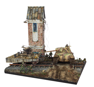 RT-Diorama 35027 Diorama-Base: Railroad Crossing 1/35 – imagen 5