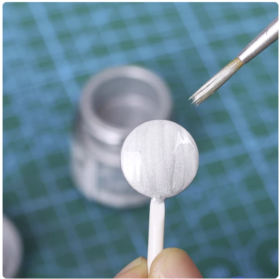 Mr.Color HSM-01 Aqueous Super Metalic - Superfine Silver – obrázek 3