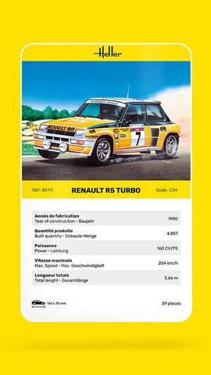 Heller 80717 Renault R5 Turbo 1/24 – Bild 3