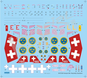 Special Hobby 72339 DH.100 Vampire Mk. I The First Jet Guardians of Neutrality 1/72 – obrázek 2