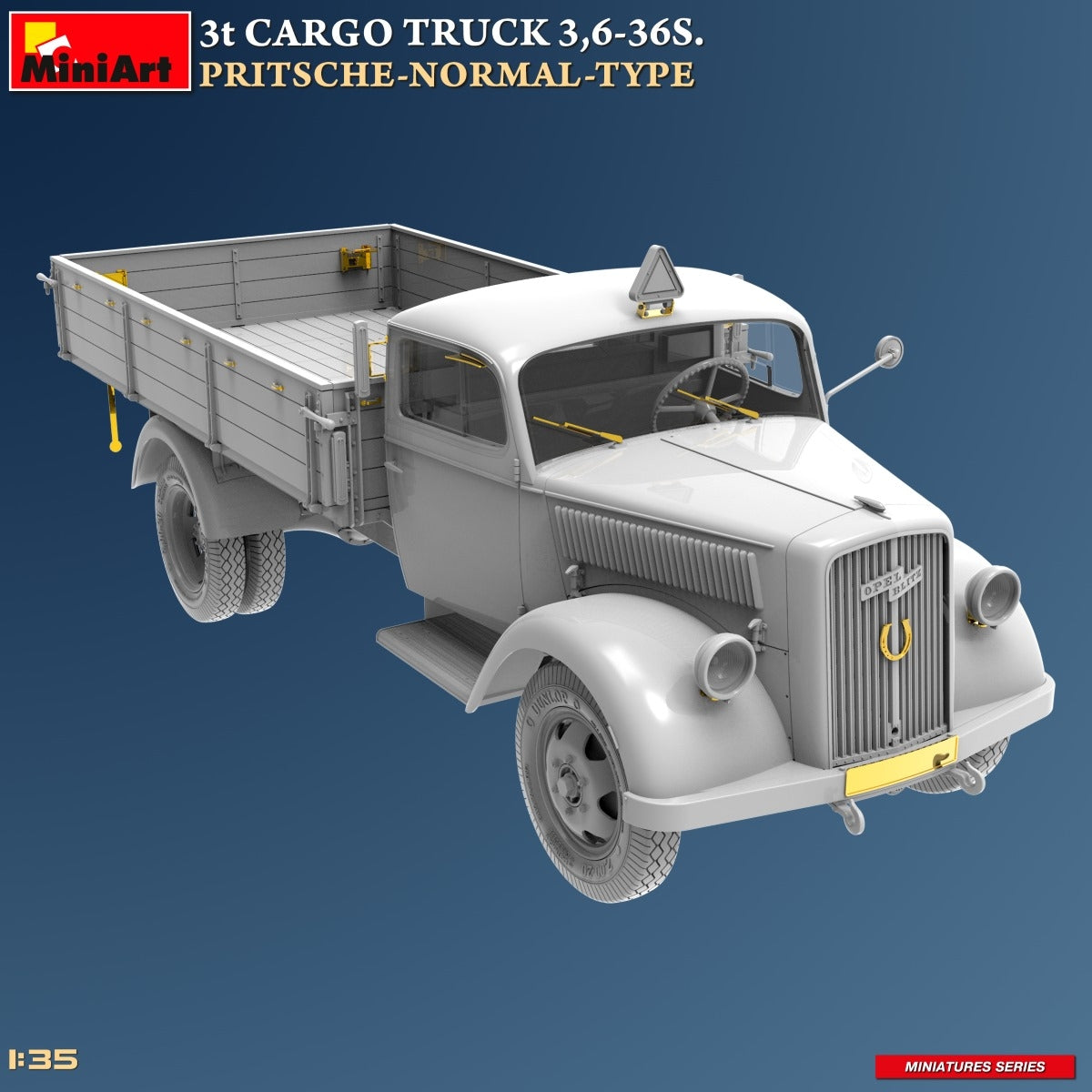 MiniArt 38079 3t CARGO TRUCK 3.6-36S. PRITSCHE-NORMAL-TYPE 1/35 – Bild 3