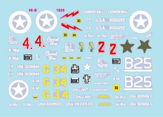 Star Decals 48-B1020 US M4 Sherman. D-Day and France in 1944. 1/48 – Bild 2