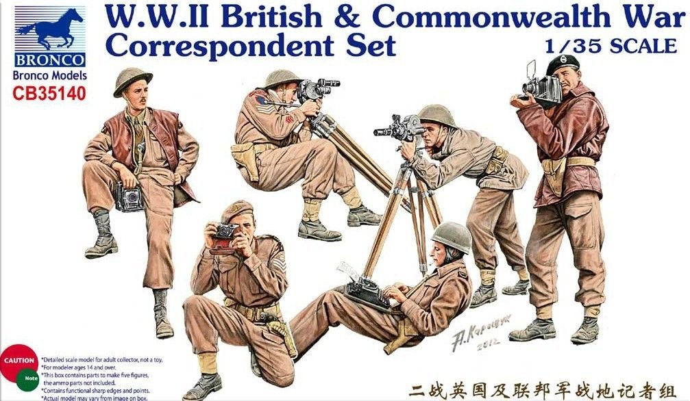 Bronco CB35140 British and Commonwealth Correspondets 1939-1945 1/35