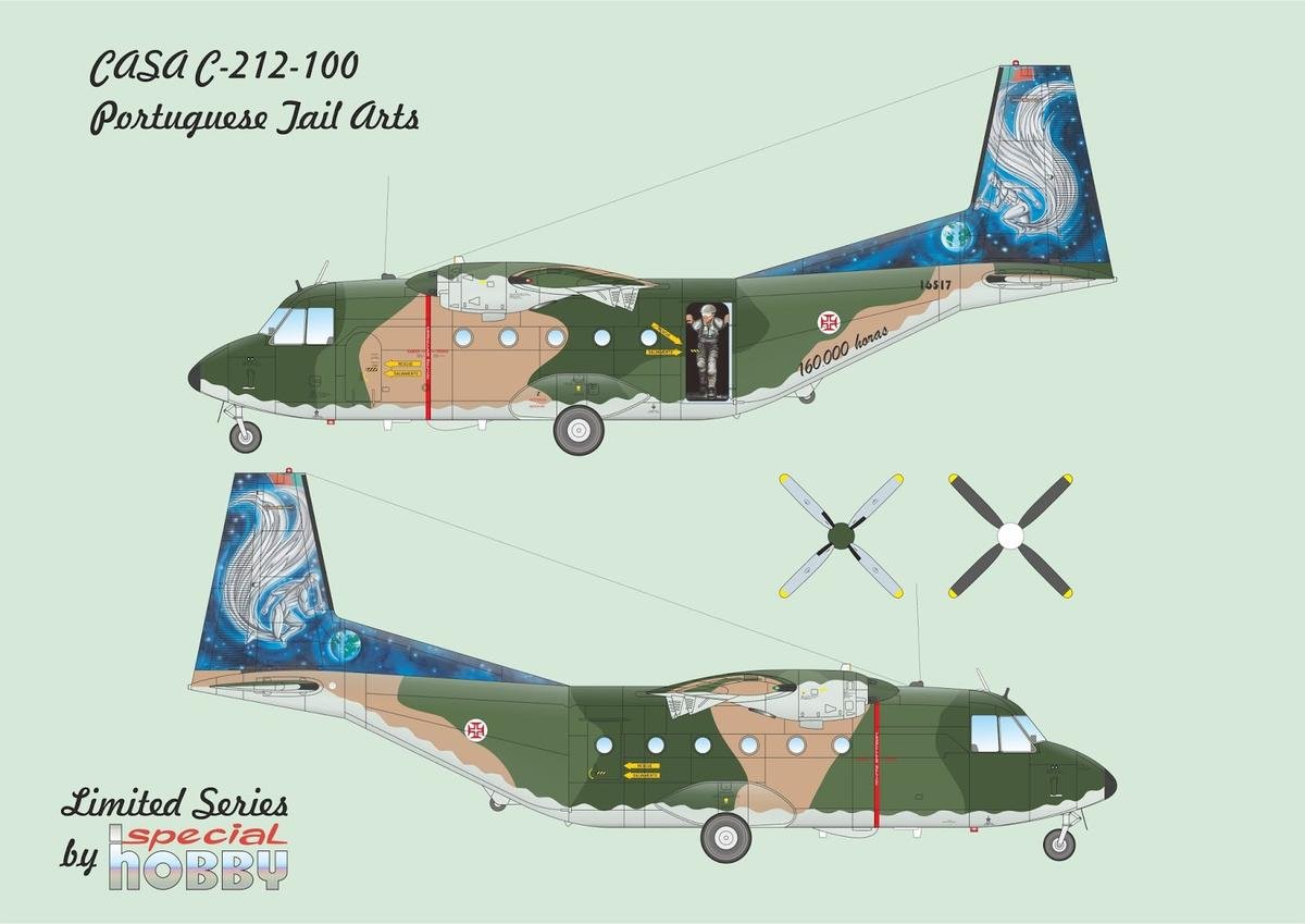 Special Hobby 72376 CASA C.212-100 TAIL ART (LIMITED EDITION) 1/72 – Bild 7