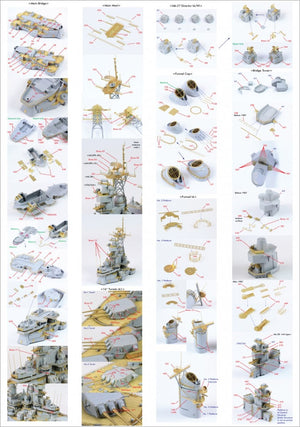 Pontos 35007F1 USS BB-61 Iowa 1984 Detail Up Set 1/350 – image 3