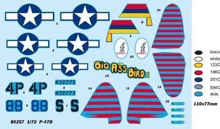 Hobby Boss 80257 P-47D Thunderbolt 1/72 – Bild 2