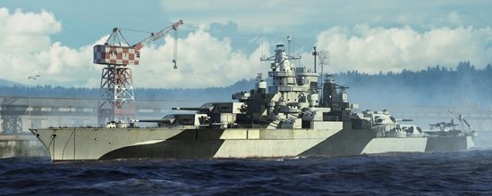 Trumpeter 05782 USS Tennessee BB-43 1944 1/700 – immagine 3