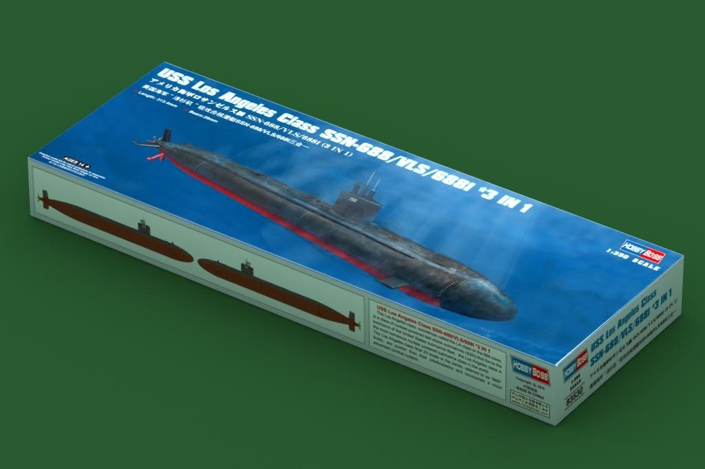 Hobby Boss 83530 USS Los Angeles Class SSN-688/VLS/688I 3 in1 1/350 – obrázek 2
