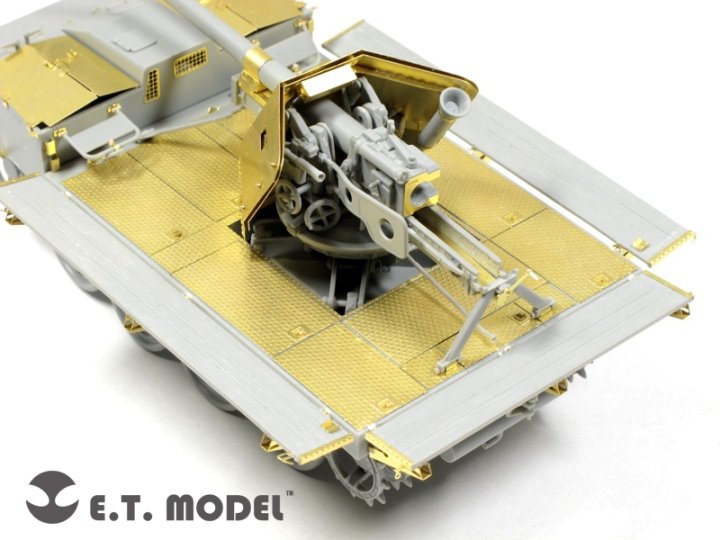 ET Model E35-070 WWII German 7.5cm Pak 40/4 auf RSO (For DRAGON 6640) (1/35) – immagine 8