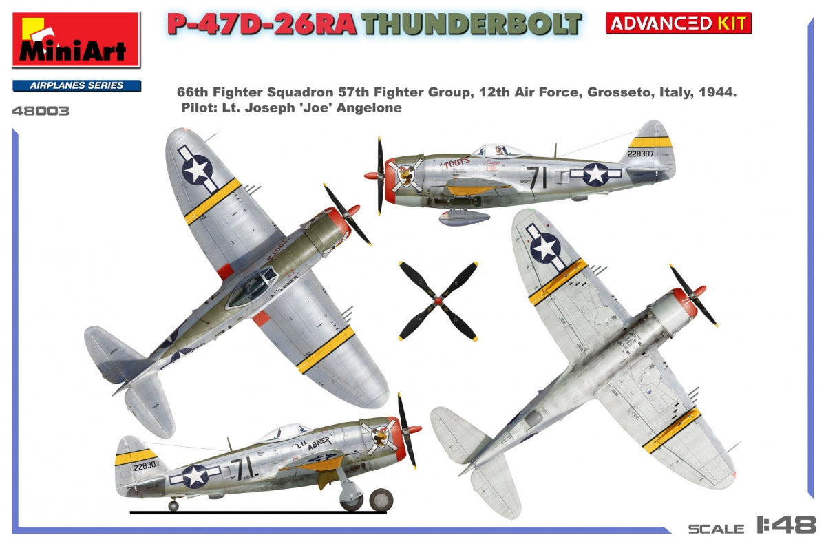 MiniArt 48003 P-47D-26RA THUNDERBOLT. ADVANCED KIT 1/48 – obrázek 3