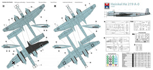 Hobby 2000 72067 Heinkel He 219 A-0 (DRAGON + CARTOGRAF + MASKS) 1/72 – Bild 5