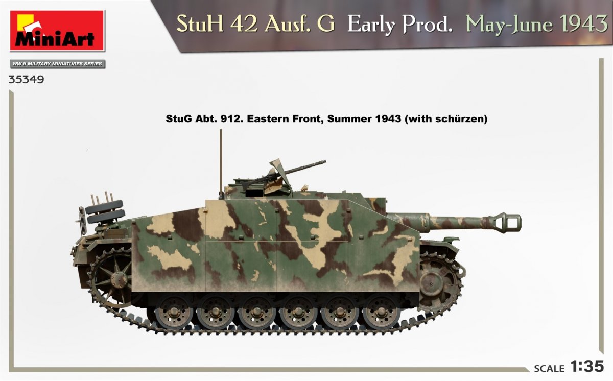 Mini Art 35349 StuH 42 Ausf. G Early Prod. May-June 1943 1/35 – image 6