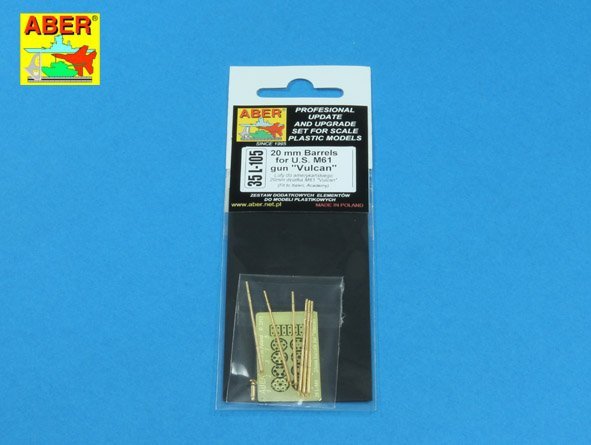 Aber 35L-105 20 mm Barrels for US M61 gun Vulcan (1/35) – image 11