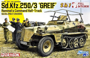 Dragon 6911 Sd.Kfz.250/3 &amp;quot;Greif&amp;quot; Rommel&amp;#39;s Command Half-Track / Z Chassis 1/35 – Bild 2