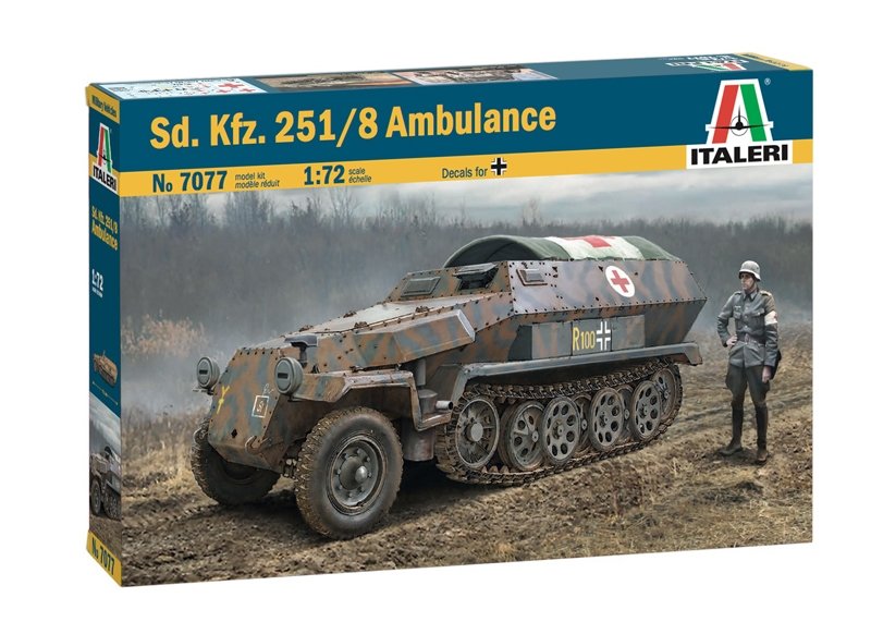 Italeri 7077 Sd.Kfz. 251/8 AMBULANCE 1/72 – Bild 2