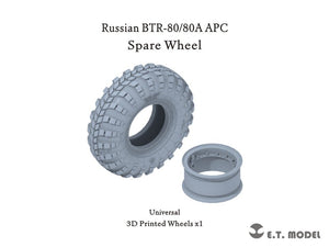 ET Model P35-121 Russian BTR-80/80A APC Spare Wheel 1/35