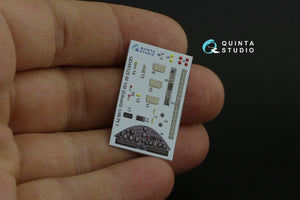 Quinta Studio QD48125 Bf108 3D-Printed &amp;amp; colored Interior on decal paper (Eduard) 1/48 – Bild 10