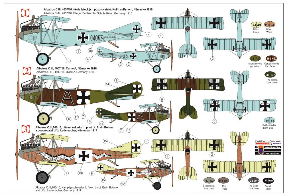 Kovozavody Prostejov KPM0149 Albatros C.III Allemagne 1/72 – image 2