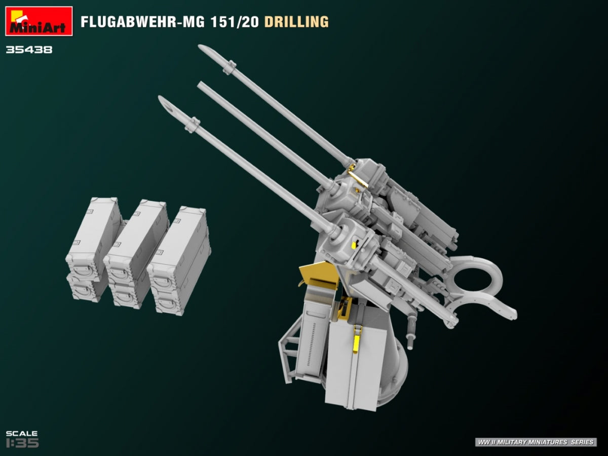 MiniArt 35438 FLUGABWEHR-MG 151/20 DRILLING 1/35 – obrázek 3