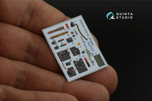 Quinta Studio QD48141 Ki-61-Id 3D-Printed &amp;amp; colored Interior on decal paper (Tamiya) 1/48 – Bild 9