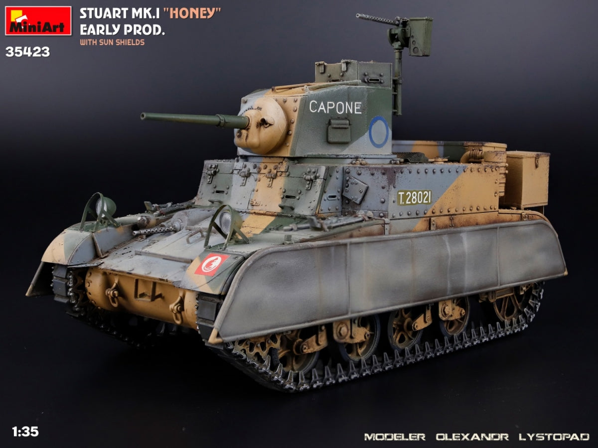 MiniArt 35423 Stuart Mk.I “Honey” Early Production w/Sun Shields 1/35 – image 13