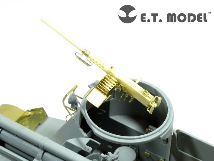ET Model EA35-040 WWII US ARMY M2HB MG w/50 Rounds Ammunition Can 1/35 – image 3