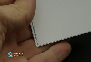 Quinta Studio QRV-017 Single riveting rows (rivet size 0.20 mm, gap 0.8 mm, suits 1/32 scale), White color, total length 5.8 m/19 ft – Bild 6