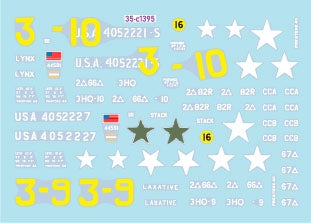 Star Decals 35-C1395 US M8 75mm HMC. D-Day and France in 1944 Laxative and Lynx 1/35 – image 2