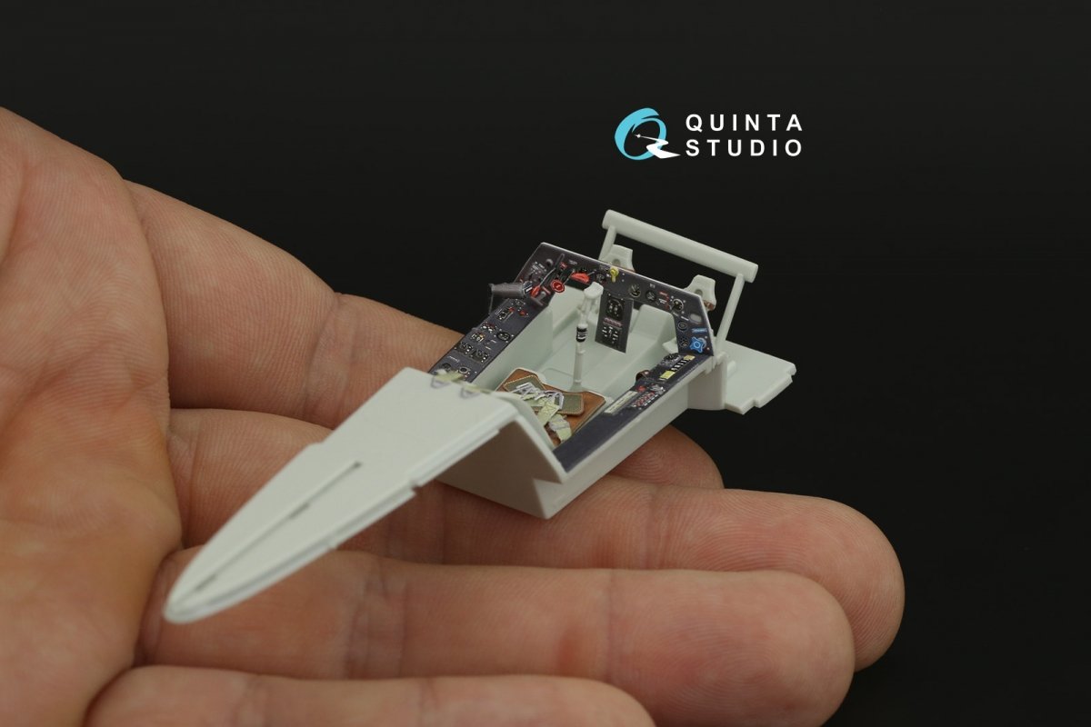 Quinta Studio QD32120 Fw 190 A-8/A-9 3D-Printed &amp;amp; colored Interior on decal paper (Revel) 1/32 – image 7