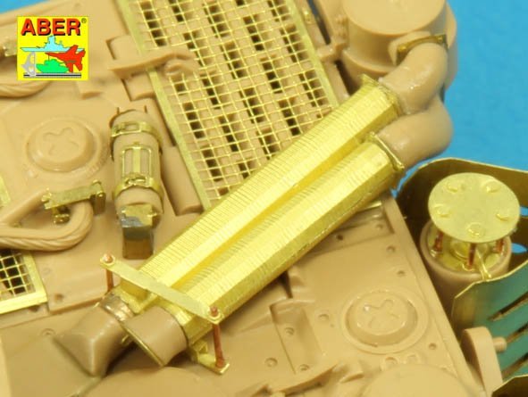 Aber 35A127 Feifel air cleaners tubes for early Tiger I, Ausf.E (Sd.Kfz.181) 1/35 – Bild 11