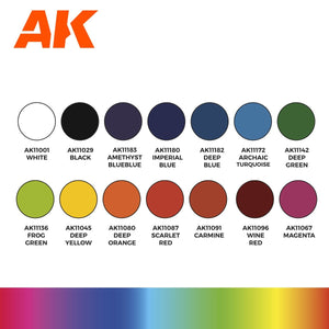 AK Interactive AK11775 BASIC STARTER SET – 14 COLORS SELECTED BY JOSEDAVINCI – immagine 4
