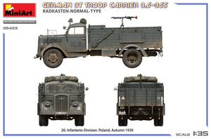 Miniart 35453 German 3t Troop Carrier 3.6-36S Radkasten-Normal-Type 1/35 – image 5