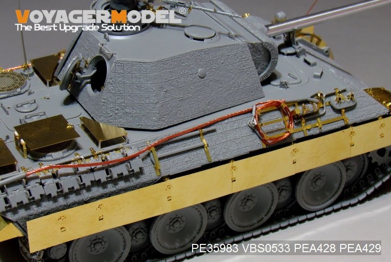Voyager Model PE35983 WWII German Panther D Tank Late version Basic For TAKOM 2104 1/35 – immagine 19