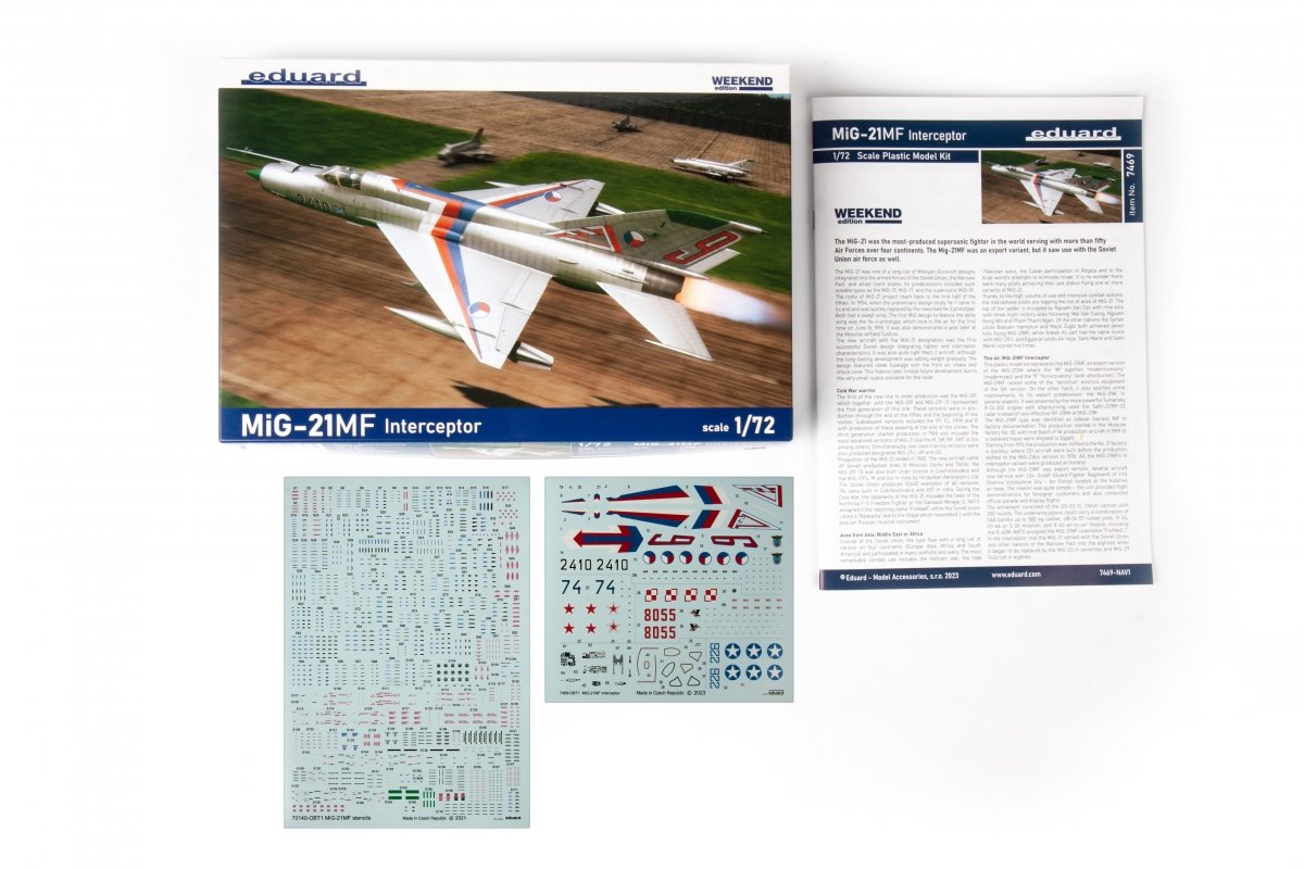 Eduard 7469 MiG-21MF Interceptor Weekend edition 1/72 – Bild 3