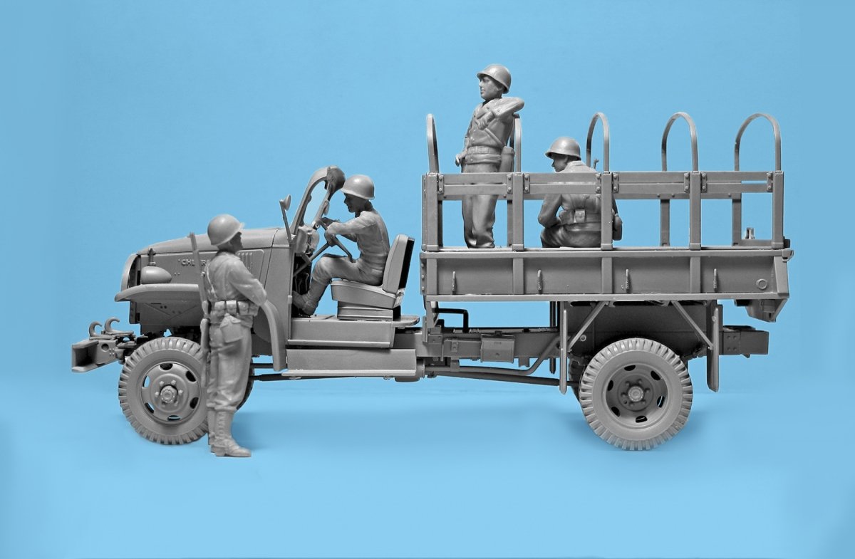 ICM 35599 WWII US Military Patrol (G7107 with MG M1919A4) 1/35 – image 9