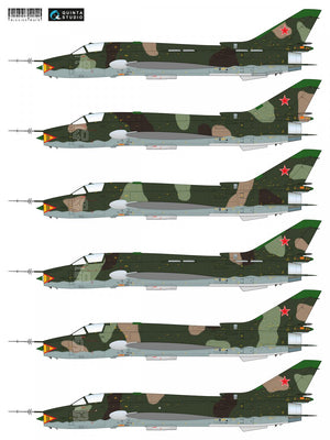 Quinta Studio MMD48005 Decal Su-17M4 (Afghan war series) 1/48 – obrázek 4