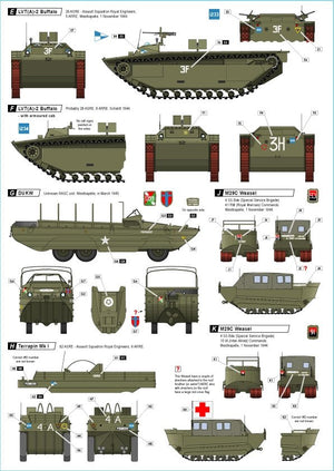 Star Decals 72-A1047 Walcheren Landings. British tanks and amphibians in Holland 1944-45 1/72 – immagine 2