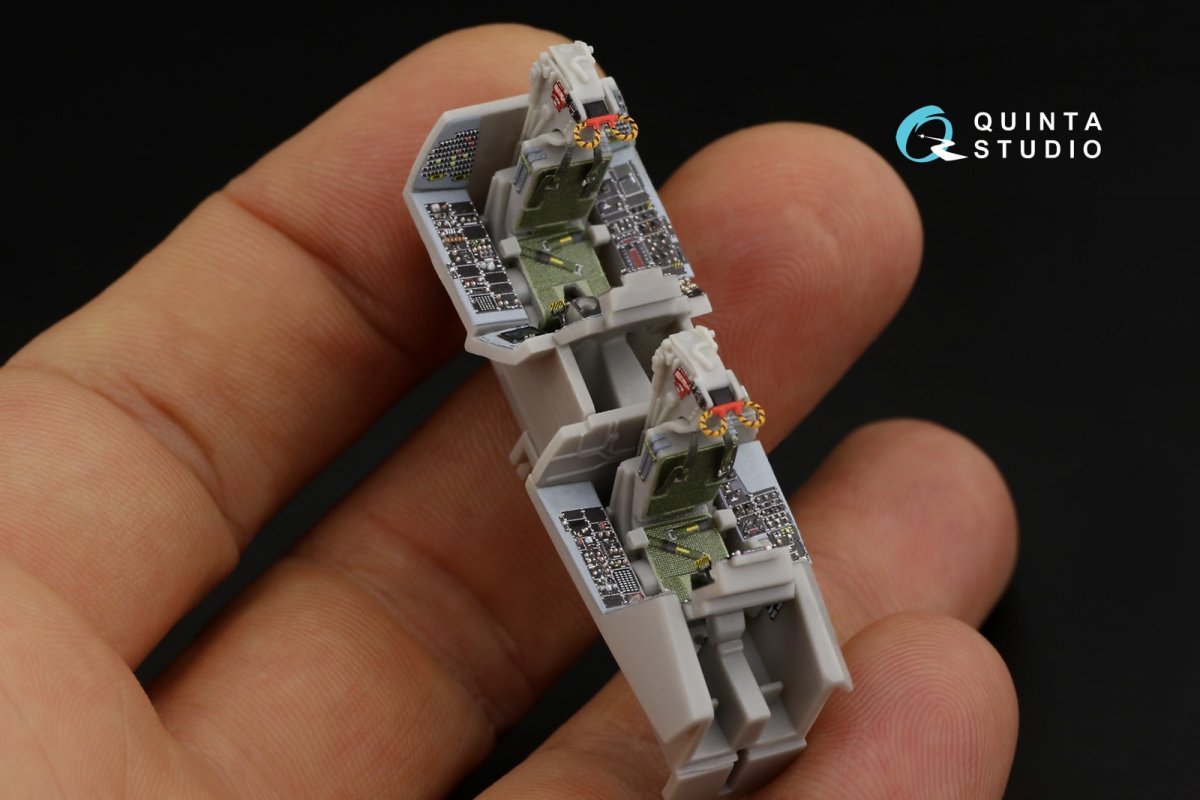 Quinta Studio QD72027 F-14A 3D-Printed &amp;amp; colored Interior on decal paper (for Hasegawa kit) 1/72 – Bild 3
