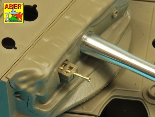 Aber 35L-332 76.2 mm (3 inch) 17 pounder Mk. II barrel with muzzle brake for A34 COMET tank 1/35 – Bild 6